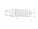 LED лампа Nowodvorski 7Вт G9 4000K серия STANDART