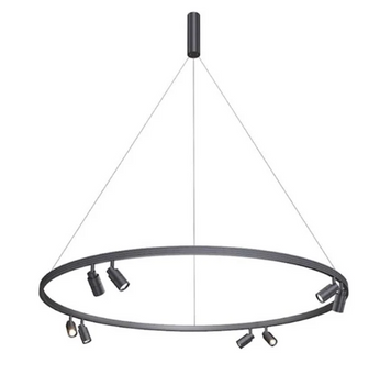 Кольцевой LED светильники 40Вт 3000К 4000К IP20 &Oslash;1400х600-1500мм серия PROFESSIONAL белый/черный