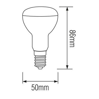 LED лампа 6Вт E14 4200K R50 серия STANDART