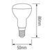 LED лампа 6Вт E14 4200K R50 серия STANDART
