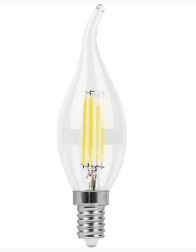 Світлодіодна лампа 4Вт E14 2700K 4000K CF37 серія STANDART