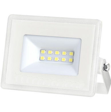 Светодиодный прожектор LED 10W 6400К SMD белый серия STANDART