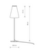 Настольный светильник под лампу Nowodvorski G9 440х105х105мм белый серия PROFESSIONAL