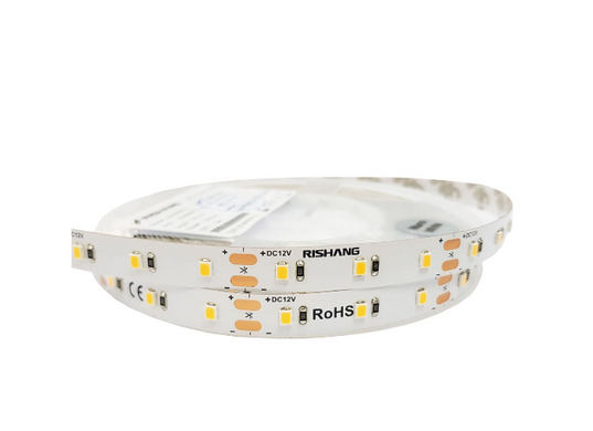 LED лента RISHANG 2835 60led IP33 2700K 12V 12W/m 722lm/m серія RN