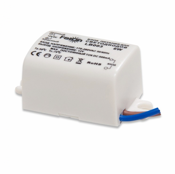 Блок живлення 6W 12V IP20 серія Standart