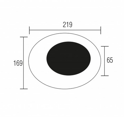 Фасадний LED світильник 24Вт 4200К 169x219x65мм серія ECO