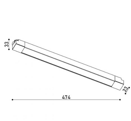 Трековый светильник LED книжка 30W 120&deg; 3000K 4000K серия PROFESSIONAL