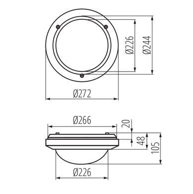 LED світильник ЖКГ MARC DL-60 KANLUX