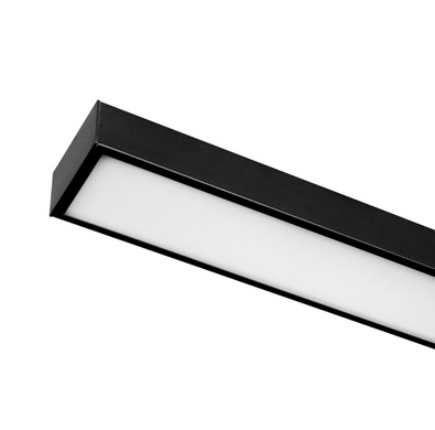 Линейный профильный LED светильник 30Вт 6400К 1175x40x40мм черный серия ECO