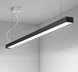 Линейный профильный LED светильник 30Вт 6400К 1175x40x40мм черный серия ECO