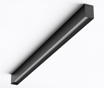 Линейный профильный LED светильник 36W 3000К 4000K 50х75х1200мм IP20 серия PROFESSIONAL белый/черный/алюминиевый