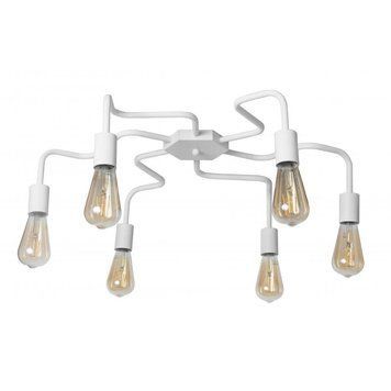 Люстра лофт Laminari стельова на шість ламп NL 17503-6 WH