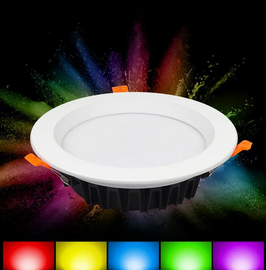 LED светильник встроенный 25W RGB+CCT+2700-6500K круг серия PROFESSIONAL