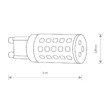 LED лампа Nowodvorski 4Вт G9 3000K серия STANDART