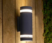 Фасадний світильник для ламп 2xGU10 110х215х65мм серія Standart