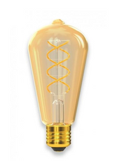 Світлодіодна лампа 4Вт E27 2700K ST64 серія STANDART золото, спіраль