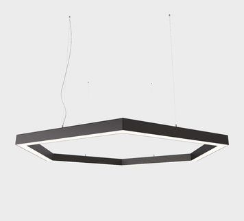 Многоугольный LED светильник под заказ 60Вт 3000K 4000K 5000K IP20 1000х866х50х50мм серия PROFESSIONAL