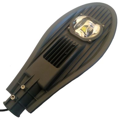 Вуличний консольний LED світильник 50Вт з лінзою 5000 6500K COB серія ECO