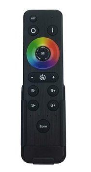 Пульт дистанційного керування RF 2.4GHz 4-зонний 5 в1 DIM/CCT/RGB/RGBW/RGBCW, AAA*2 KLOODI KD-HX-RFBK-RGB-2.4G