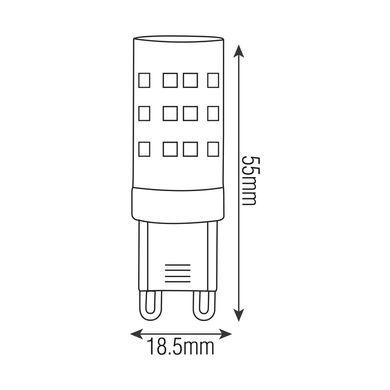 LED лампа 8Вт G9 2700K серія STANDART