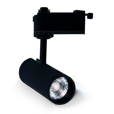 Трековый светильник LED 10W 4200K 24° черный серия Standart