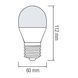 LED лампа 10Вт E27 4200K A60 серія STANDART