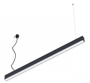 Линейный профильный LED светильник 36W 3000К 4000K 35х70х1200х600-1500мм IP20 серия PROFESSIONAL белый/черный/алюминиевый
