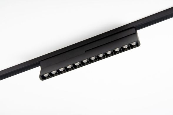 Магнитный LED светильник книжка 12Вт 24&deg; 3000К 4000К 236х15,6х54мм IP20 48V черный серия PROFESSIONAL