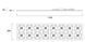 LED панель Quadro 1200x300 840 MP Sylvania