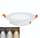 LED светильник встроенный 12W с переключателем цвета 3000K 4000K 6500K круг серия STANDART