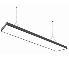 Лінійний профільний LED світильник 75Вт 6500К 1175x180x40 мм чорний серія ЕСО