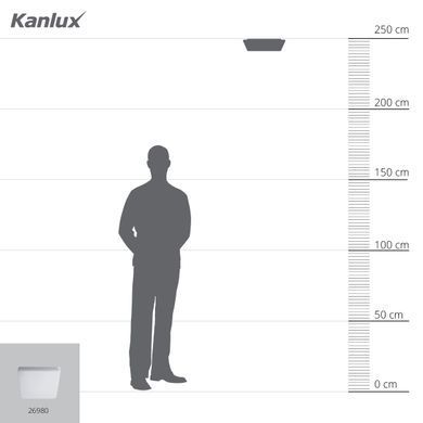 Накладной LED светильник с датчиком движения VARSO LED 18W-NW-L-SE KANLUX