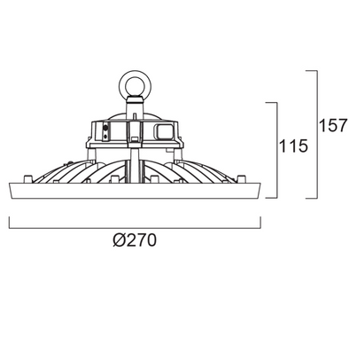 LED світильник START Highbay IP65 10-20KLM 2CCT WB Sylvania