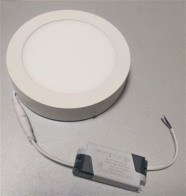 LED світильник накладний 6W 3000К 4500К 6500К круг квадрат серия ECO