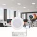 LED светильник встроенный 24W с переключателем цвета 3000K 4000K 6500K круг серия STANDART