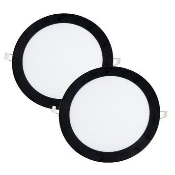 Набор LED светильников встроенных 2х9W 3200К круг серия STANDART