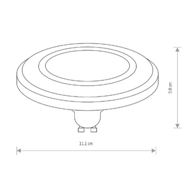 LED лампа Nowodvorski GU10 9Вт 4000К серия STANDART