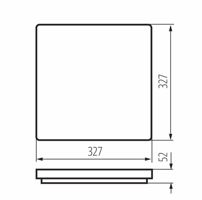 Накладной LED светильник VARSO HI 36W-NW-L-SE KANLUX