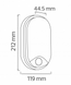 LED светильник 10Вт 4200К IP54 овал накладной с датчиком движения ЖКХ серия STANDART