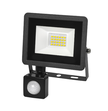 Світлодіодний прожектор LED 20W 6500K з датчиком руху SMD Серія Standart