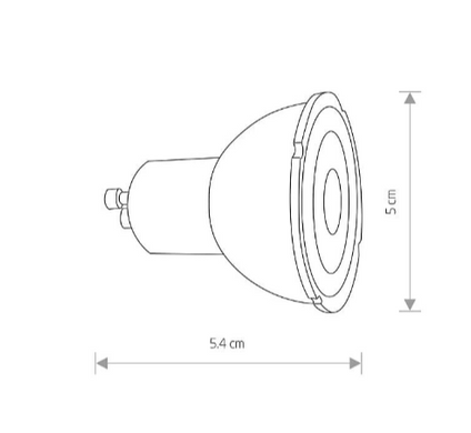 LED лампа Nowodvorski GU10 7Вт 4000К серия STANDART