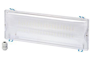 Аварійний акумуляторний LED світильник 4Вт 6500К 355x137x57мм серія ECO
