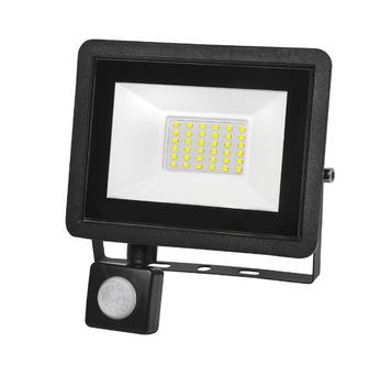 Світлодіодний прожектор LED 30W 6500K з датчиком руху SMD Серія Standart