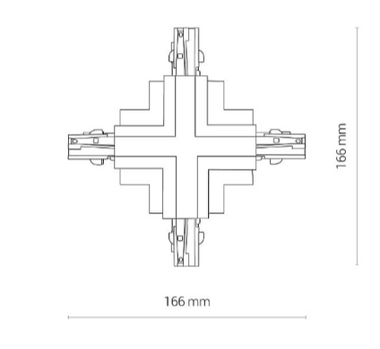 Угловой коннектор для трехфазных шин Nowodvorski белый серия PROFESSIONAL