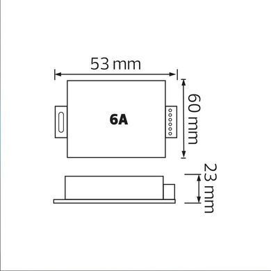 Контроллер RGB 432W 12V IP20 серия Standart