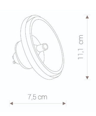 LED лампа Nowodvorski GU10 12Вт 3000К серія STANDART