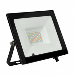 Светодиодный прожектор LED 30W RGB SMD черный серия STANDART