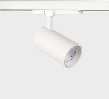 Трековий LED світильник трифазний 30Вт 15&deg; 45&deg; 3000К 4000К 80х145мм IP40 білий серія PROFESSIONAL
