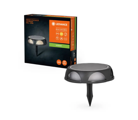 Грунтовий LED світильник із сонячною батареею IP44 ENDURA STYLE SOL UTILI RD WNSP DG LEDVANCE