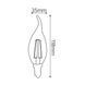 LED лампа филаментная 6Вт E14 2700K C37 118х35мм серия STANDART